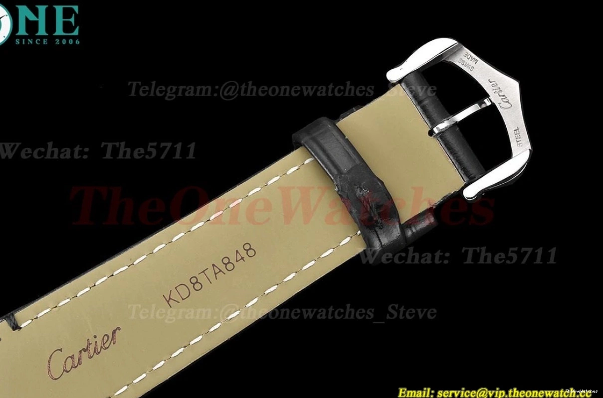 Silver Tank Black 8848F Française 27mm LE SS Dial Quartz 0107